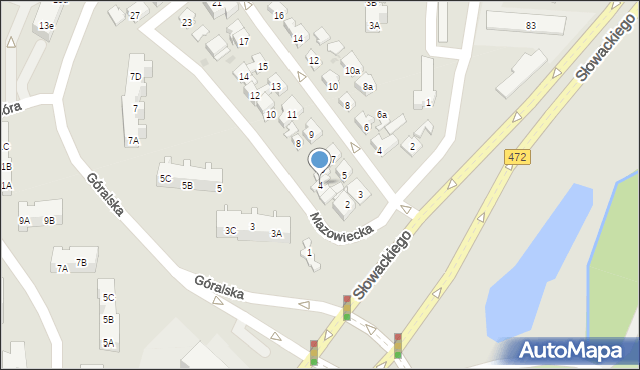 Gdańsk, Mazowiecka, 4, mapa Gdańska