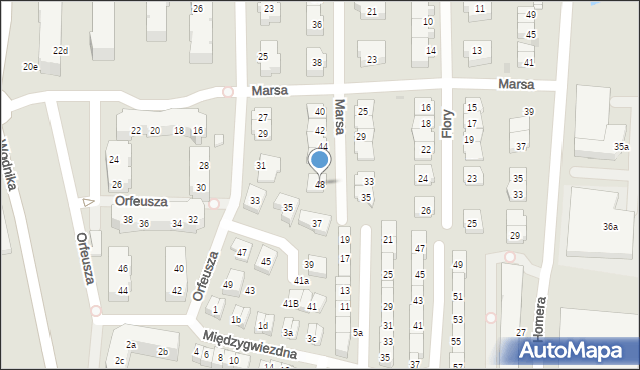 Gdańsk, Marsa, 48, mapa Gdańska