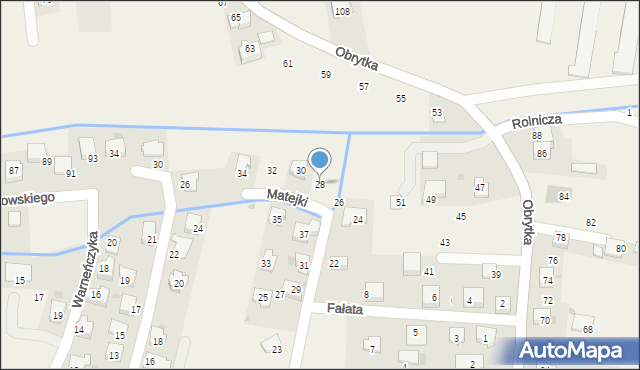 Gdów, Matejki Jana, 28, mapa Gdów