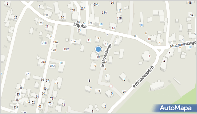 Gdynia, Makowskiego Edmunda, ks., 10, mapa Gdyni