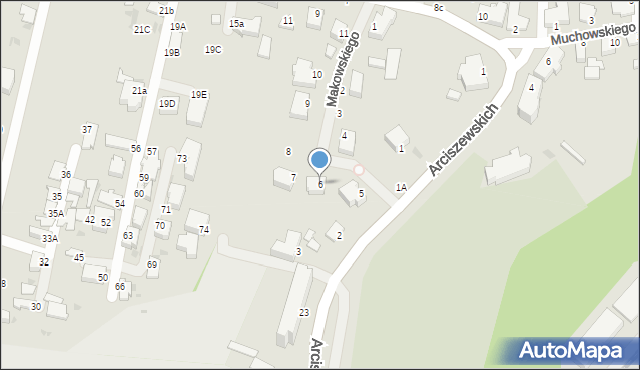 Gdynia, Makowskiego Edmunda, ks., 6, mapa Gdyni