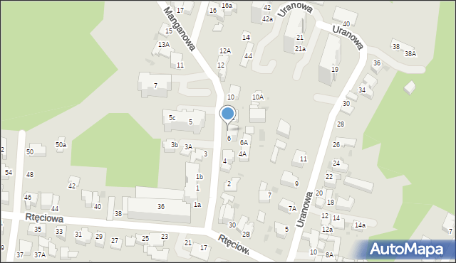 Gdynia, Manganowa, 8, mapa Gdyni