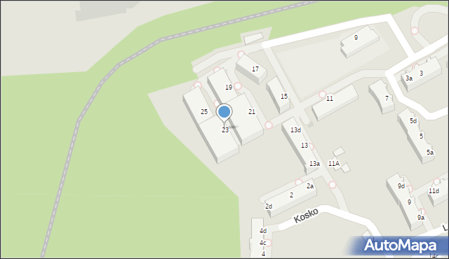 Gdynia, Maciejewicza Konstantego, 23, mapa Gdyni