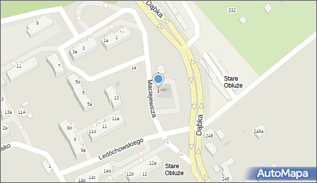 Gdynia, Maciejewicza Konstantego, 4, mapa Gdyni