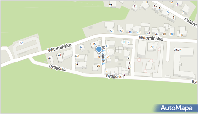 Gdynia, Malborska, 6, mapa Gdyni