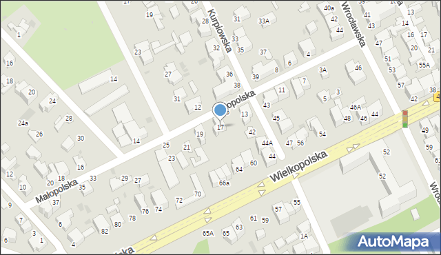 Gdynia, Małopolska, 17, mapa Gdyni