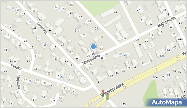 Gdynia, Małopolska, 18, mapa Gdyni