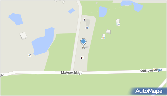 Gdynia, Małkowskiego Kazimierza, 56, mapa Gdyni