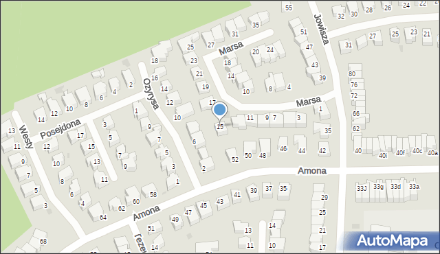 Gdynia, Marsa, 15, mapa Gdyni