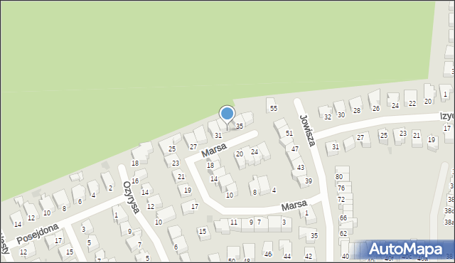 Gdynia, Marsa, 33, mapa Gdyni