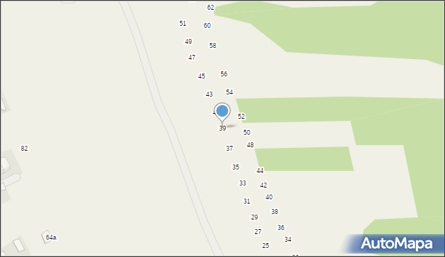 Giebułtów, Malwowa, 39, mapa Giebułtów