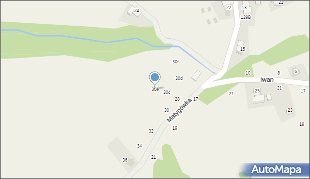 Gliczarów Górny, Matygówka, 30e, mapa Gliczarów Górny
