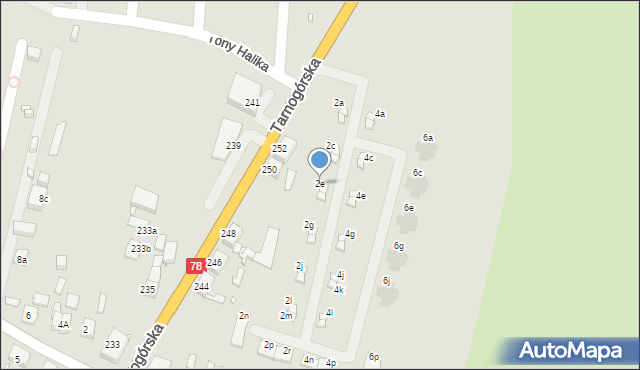 Gliwice, Mazurska, 2e, mapa Gliwic