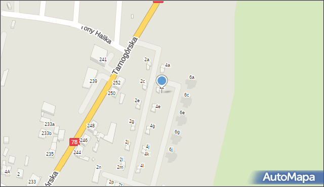 Gliwice, Mazurska, 4d, mapa Gliwic