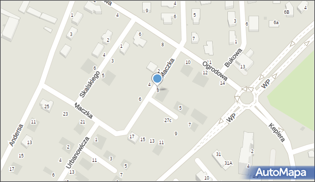 Głogów, Maczka Stanisława, gen., 3, mapa Głogów