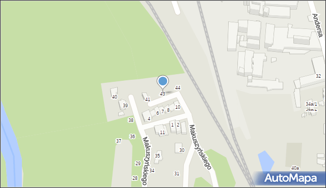 Głuchołazy, Makuszyńskiego Kornela, 43, mapa Głuchołazy