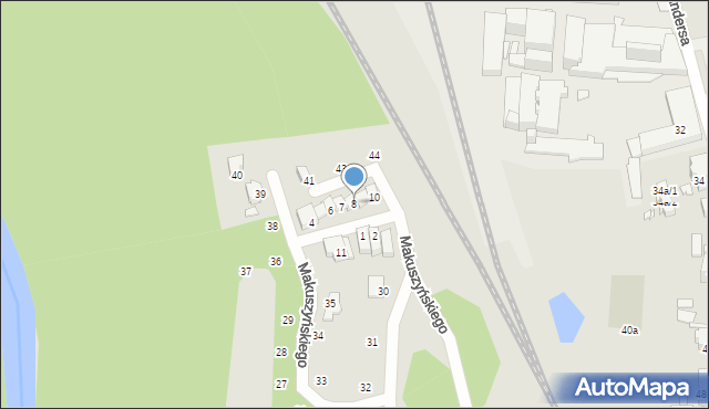 Głuchołazy, Makuszyńskiego Kornela, 8, mapa Głuchołazy