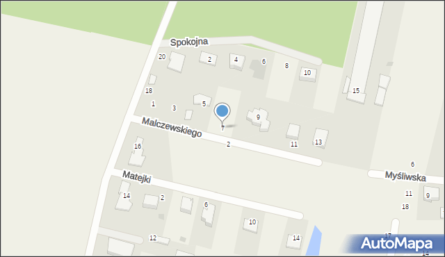 Gniewowo, Malczewskiego Jacka, 7, mapa Gniewowo