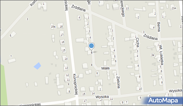 Gołdap, Mała, 6, mapa Gołdap