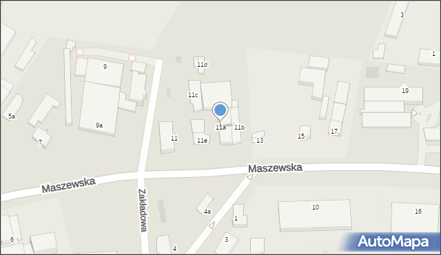 Goleniów, Maszewska, 11a, mapa Goleniów