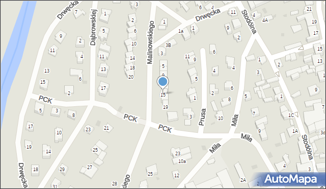 Golub-Dobrzyń, Malinowskiego Ksawerego, ks., 15, mapa Golub-Dobrzyń