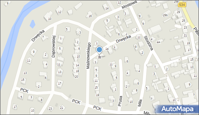 Golub-Dobrzyń, Malinowskiego Ksawerego, ks., 3B, mapa Golub-Dobrzyń