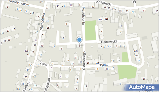 Góra, Madalińskiego Antoniego Józefa, gen., 1, mapa Góra