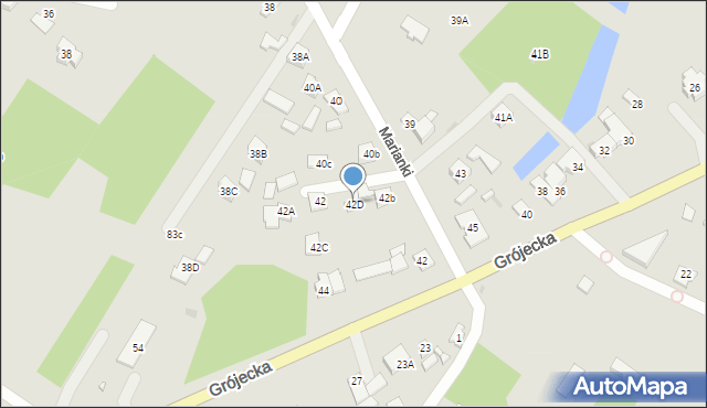 Góra Kalwaria, Marianki, 42D, mapa Góra Kalwaria