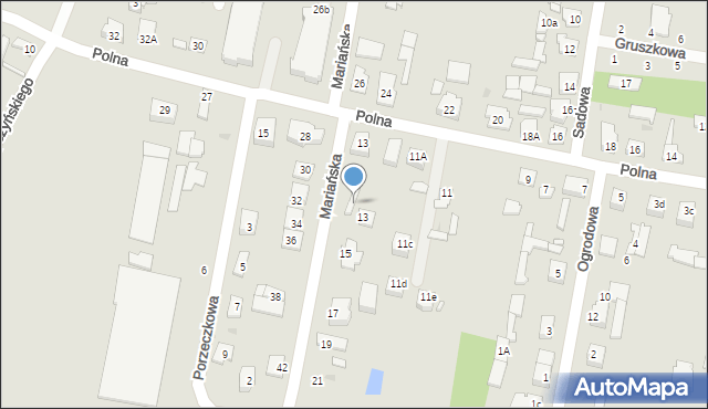 Góra Kalwaria, Mariańska, 13a, mapa Góra Kalwaria