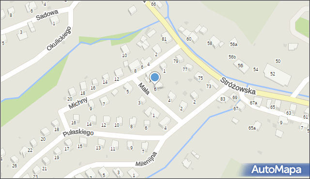 Gorlice, Mała, 6, mapa Gorlic