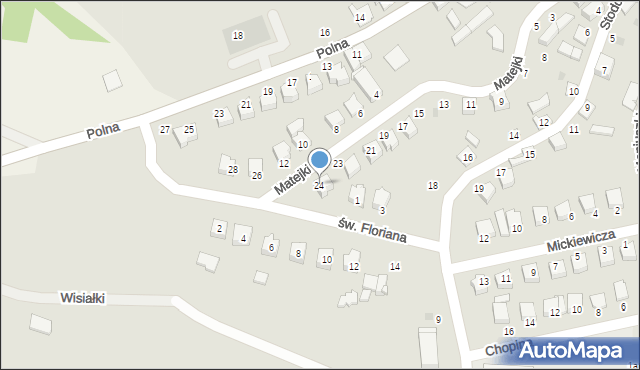 Górzno, Matejki Jana, 24, mapa Górzno