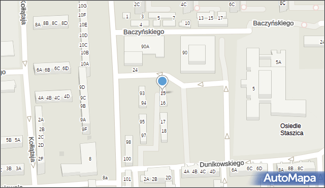 Gorzów Wielkopolski, Marcinkowskiego Karola, 91a, mapa Gorzów Wielkopolski