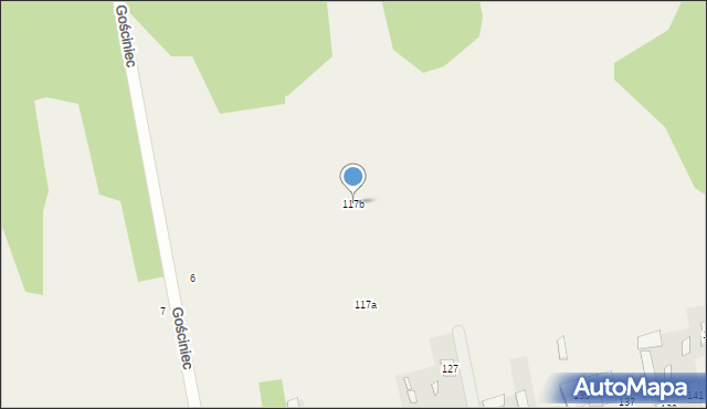 Grodzisk, Mazowiecka, 117b, mapa Grodzisk