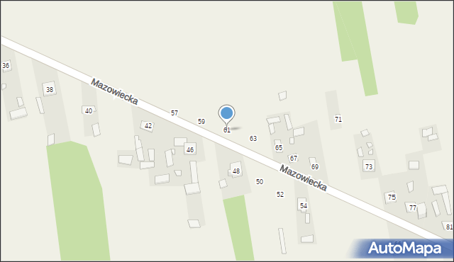Grodzisk, Mazowiecka, 61, mapa Grodzisk