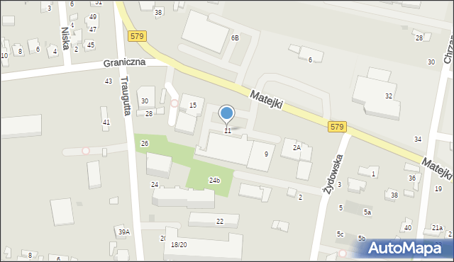Grodzisk Mazowiecki, Matejki Jana, 11, mapa Grodzisk Mazowiecki