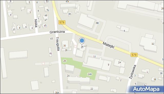 Grodzisk Mazowiecki, Matejki Jana, 15, mapa Grodzisk Mazowiecki