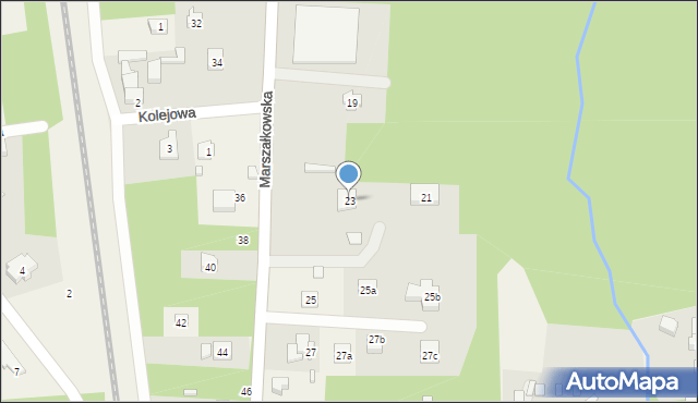 Grotniki, Marszałkowska, 23, mapa Grotniki