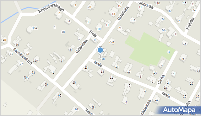 Gryfice, Mała, 20, mapa Gryfice