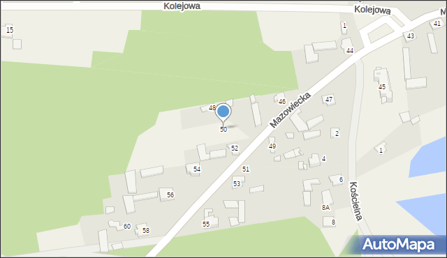 Grzebowilk, Mazowiecka, 50, mapa Grzebowilk