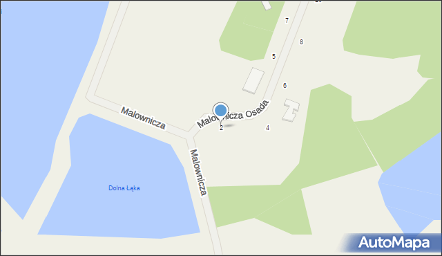 Grzegorzewice, Malownicza Osada, 2, mapa Grzegorzewice