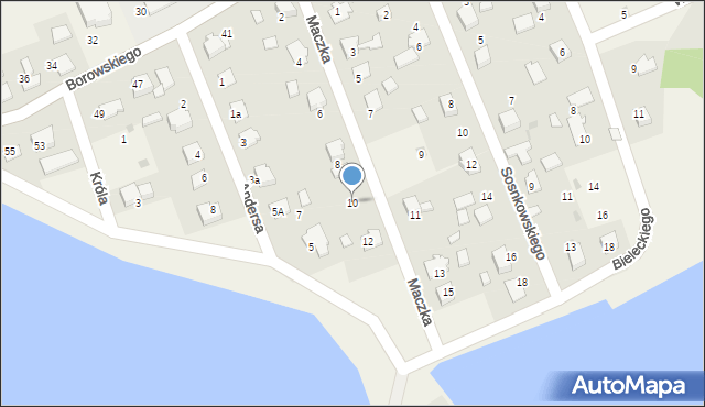 Harmęże, Maczka Stanisława, gen., 10, mapa Harmęże