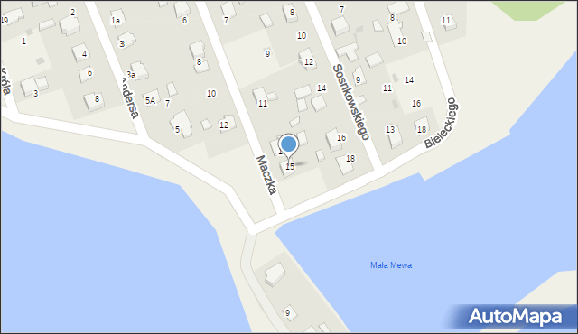 Harmęże, Maczka Stanisława, gen., 15, mapa Harmęże