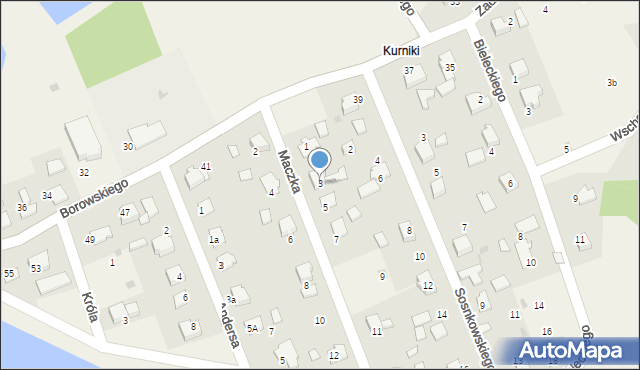 Harmęże, Maczka Stanisława, gen., 3, mapa Harmęże