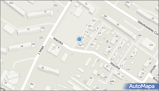 Iława, Maczka Stanisława, gen., 7/4, mapa Iława