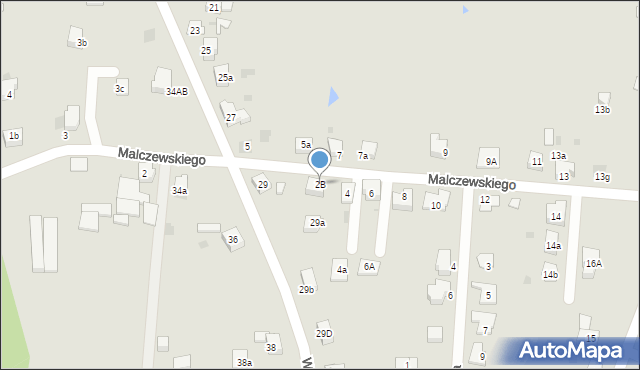 Imielin, Malczewskiego Jacka, 2B, mapa Imielin