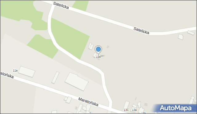 Imielin, Maratońska, 11b, mapa Imielin