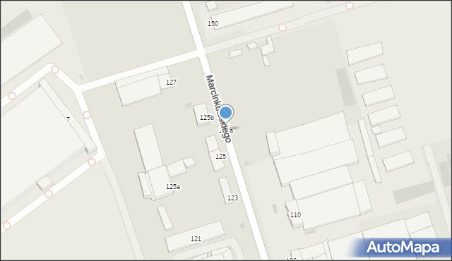 Inowrocław, Marcinkowskiego Karola, 110a, mapa Inowrocławia