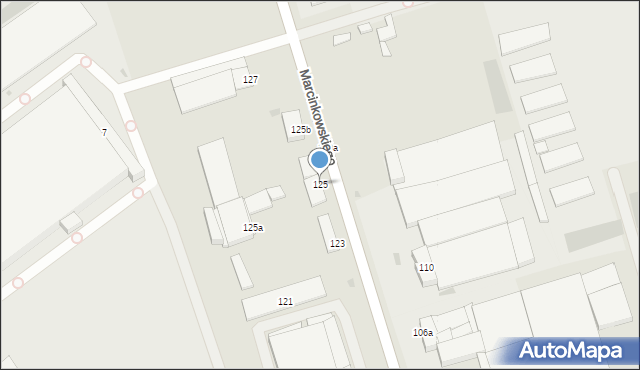 Inowrocław, Marcinkowskiego Karola, 125, mapa Inowrocławia