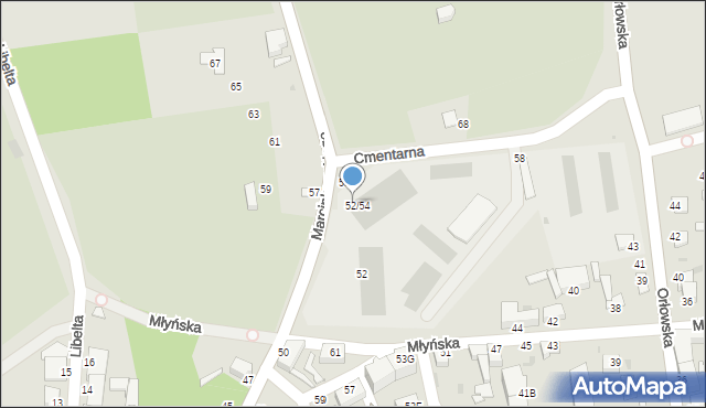 Inowrocław, Marcinkowskiego Karola, 54, mapa Inowrocławia
