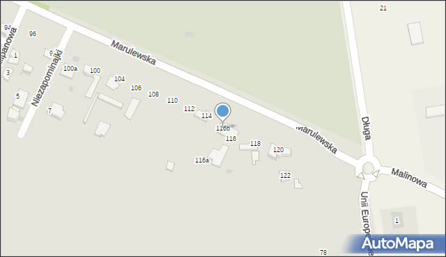 Inowrocław, Marulewska, 116b, mapa Inowrocławia